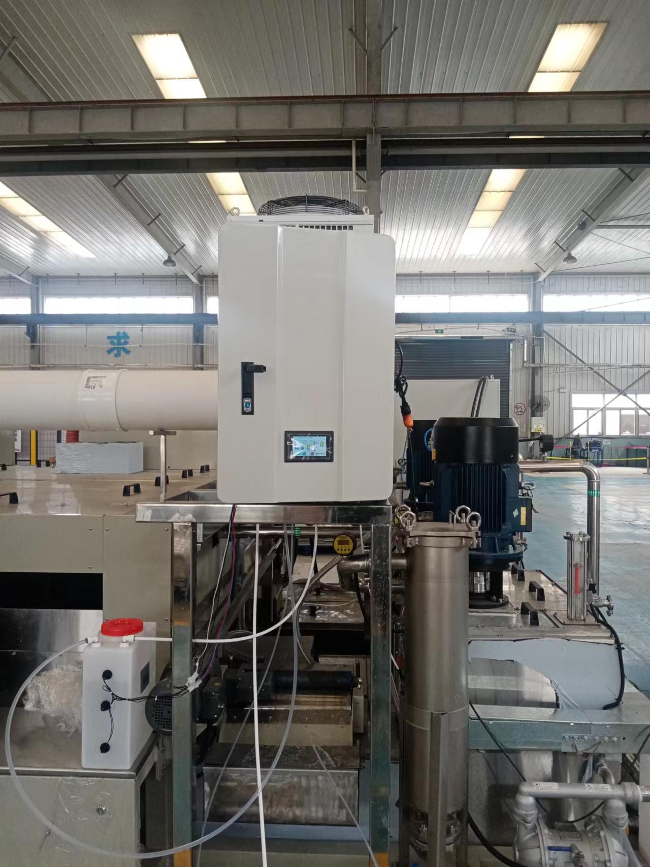 濟南一臺新設備安裝調試完成